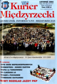 Kurier Międzyrzecki. Miesięcznik Informacyjny Międzyrzeczan, nr 11 (listopad 2005 r.)