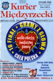 Kurier Międzyrzecki. Miesięcznik Informacyjny Międzyrzeczan, nr 1 (styczeń 2008 r.)