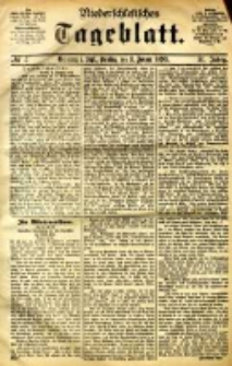 Niederschlesisches Tageblatt, no 2 (Grünberg i. Schl., Dienstag, den 3. Januar 1893)