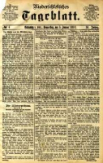 Niederschlesisches Tageblatt, no 4 (Grünberg i. Schl., Donnerstag, den 5. Januar 1893)