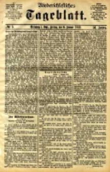 Niederschlesisches Tageblatt, no 5 (Grünberg i. Schl., Freitag, den 6. Januar 1893)