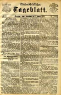 Niederschlesisches Tageblatt, no 6 (Grünberg i. Schl., Sonnabend, den 7. Januar 1893)