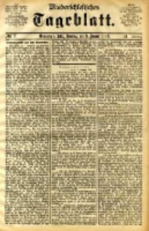 Niederschlesisches Tageblatt, no 7 (Grünberg i. Schl., Sonntag, den 8. Januar 1893)