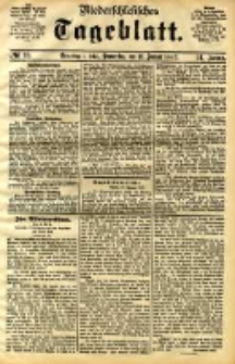 Niederschlesisches Tageblatt, no 10 (Grünberg i. Schl., Donnerstag, den 12. Januar 1893)