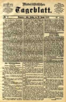Niederschlesisches Tageblatt, no 17 (Gr&uuml;nberg i. Schl., Freitag, den 20. Januar 1893)