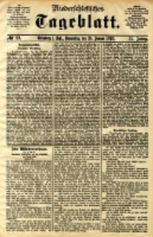 Niederschlesisches Tageblatt, no 22 (Grünberg i. Schl., Donnerstag, den 26. Januar 1893)