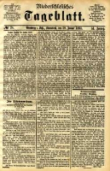 Niederschlesisches Tageblatt, no 24 (Grünberg i. Schl., Sonnabend, den 28. Januar 1893)