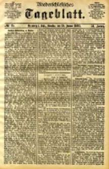 Niederschlesisches Tageblatt, no 25 (Grünberg i. Schl., Sonntag, den 29. Januar 1893)