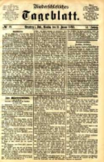 Niederschlesisches Tageblatt, no 26 (Grünberg i. Schl., Dienstag, den 31. Januar 1893)