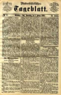Niederschlesisches Tageblatt, no 28 (Grünberg i. Schl., Donnerstag, den 2. Februar 1893)