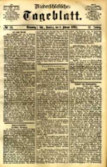 Niederschlesisches Tageblatt, no 31 (Grünberg i. Schl., Sonntag, den 5. Februar 1893)