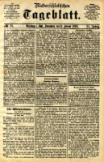 Niederschlesisches Tageblatt, no 36 (Grünberg i. Schl., Sonnabend, den 11. Februar 1893)