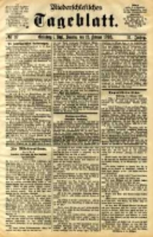 Niederschlesisches Tageblatt, no 37 (Grünberg i. Schl., Sonntag, den 12. Februar 1893)