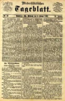Niederschlesisches Tageblatt, no 39 (Grünberg i. Schl., Mittwoch, den 15. Februar 1893)
