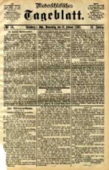 Niederschlesisches Tageblatt, no 40 (Grünberg i. Schl., Donnerstag, den 16. Februar 1893)