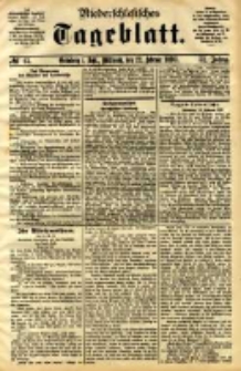 Niederschlesisches Tageblatt, no 45 (Grünberg i. Schl., Mittwoch, den 22. Februar 1893)