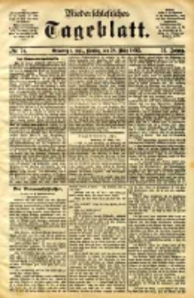 Niederschlesisches Tageblatt, no 74 (Grünberg i. Schl., Dienstag, den 28. März 1893)