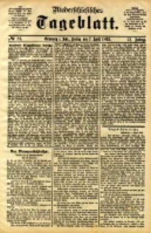 Niederschlesisches Tageblatt, no 81 (Grünberg i. Schl., Freitag, den 7. April 1893)