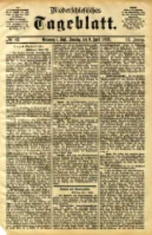 Niederschlesisches Tageblatt, no 83 (Grünberg i. Schl., Sonntag, den 9. April 1893)