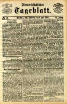 Niederschlesisches Tageblatt, no 86 (Grünberg i. Schl., Donnerstag, den 13. April 1893)