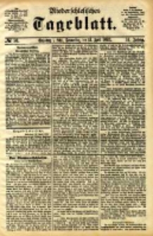 Niederschlesisches Tageblatt, no 86 (Grünberg i. Schl., Donnerstag, den 13. April 1893)