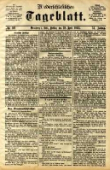 Niederschlesisches Tageblatt, no 99 (Grünberg i. Schl., Freitag, den 28. April 1893)