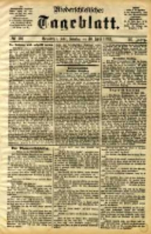 Niederschlesisches Tageblatt, no 101 (Grünberg i. Schl., Sonntag, den 30. April 1893)