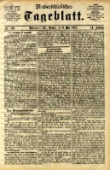 Niederschlesisches Tageblatt, no 108 (Grünberg i. Schl., Dienstag, den 9. Mai 1893)