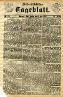 Niederschlesisches Tageblatt, no 139 (Grünberg i. Schl., Freitag, den 16. Juni 1893)