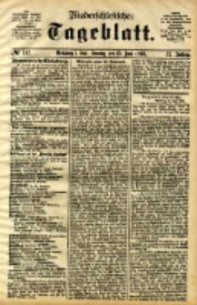 Niederschlesisches Tageblatt, no 147 (Grünberg i. Schl., Sonntag, den 25. Juni 1893)