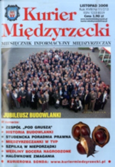 Kurier Międzyrzecki. Miesięcznik Informacyjny Międzyrzeczan, nr 11 (listopad 2008 r.)