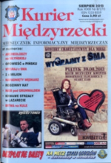Kurier Międzyrzecki. Miesięcznik Informacyjny Międzyrzeczan, nr 8 (sierpień 2013 r.)