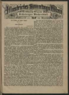 Illustrirtes Sonntags Blatt: W&ouml;chentliche Beilage zum Gr&uuml;nberger Wochenblatt, No. 1. (1884)