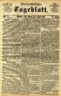 Niederschlesisches Tageblatt, no 178 (Grünberg i. Schl., Dienstag, den 1. August 1893)
