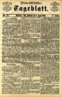 Niederschlesisches Tageblatt, no 179 (Grünberg i. Schl., Mittwoch, den 2. August 1893)
