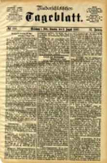 Niederschlesisches Tageblatt, no 183 (Grünberg i. Schl., Sonntag, den 6. August 1893)