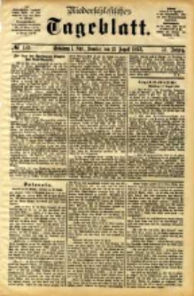 Niederschlesisches Tageblatt, no 189 (Grünberg i. Schl., Sonntag, den 13. August 1893)