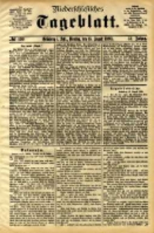 Niederschlesisches Tageblatt, no 190 (Grünberg i. Schl., Dienstag, den 15. August 1893)