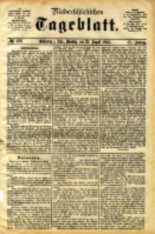 Niederschlesisches Tageblatt, no 196 (Gr&uuml;nberg i. Schl., Dienstag, den 22. August 1893)