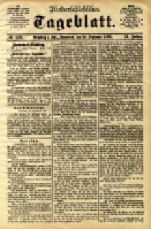 Niederschlesisches Tageblatt, no 230 (Grünberg i. Schl., Sonnabend, den 30. September 1893)
