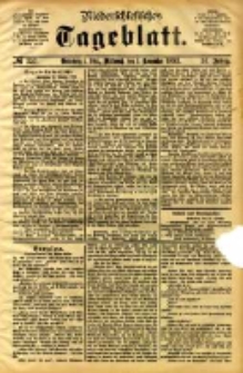Niederschlesisches Tageblatt, no 257 (Gr&uuml;nberg i. Schl., Mittwoch, den 1. November 1893)