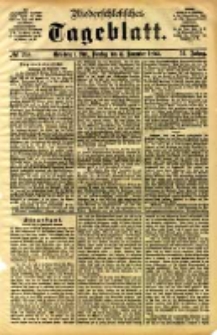 Niederschlesisches Tageblatt, no 268 (Grünberg i. Schl., Dienstag, den 14. November 1893)