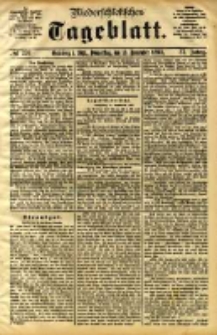 Niederschlesisches Tageblatt, no 270 (Grünberg i. Schl., Donnerstag, den 16. November 1893)