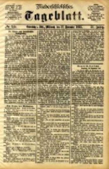 Niederschlesisches Tageblatt, no 275 (Grünberg i. Schl., Mittwoch, den 22. November 1893)
