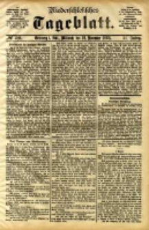Niederschlesisches Tageblatt, no 280 (Grünberg i. Schl., Mittwoch, den 29. November 1893)