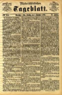 Niederschlesisches Tageblatt, no 284 (Grünberg i. Schl., Sonntag, den 3. Dezember 1893)