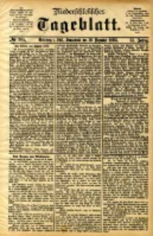 Niederschlesisches Tageblatt, no 305 (Grünberg i. Schl., Sonnabend, den 30. Dezember 1893)