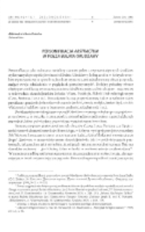 Personifikacja "abstractum" w poezji Bułata Okudżawy