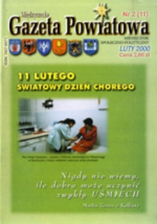 Międzyrzecka Gazeta Powiatowa, nr 2, (luty 2000 r.)