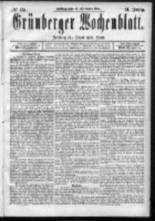 Grünberger Wochenblatt: Zeitung für Stadt und Land, No. 151. (18. December 1885)